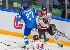 Latvijas hokeja izlase ar uzvaru pār Itāliju sāk cīņu par Pekinas olimpisko spēļu ceļazīmi