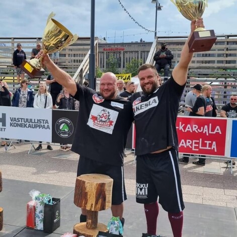 Dainis Zāģeris un Aivars Šmaukstelis kļuva par "World’s Strongest Team Title 2021" čempioniem!