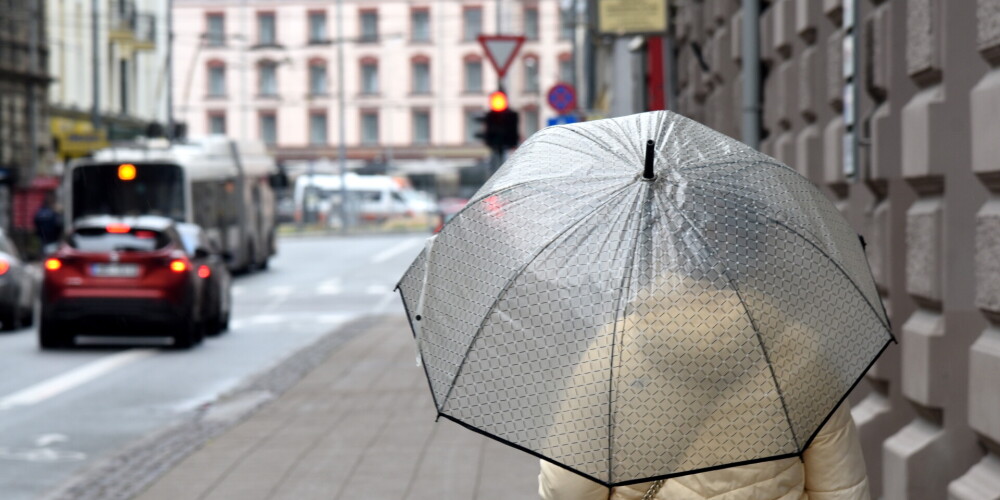 В последний день августа дожди пройдут в юго-восточной части Латвии