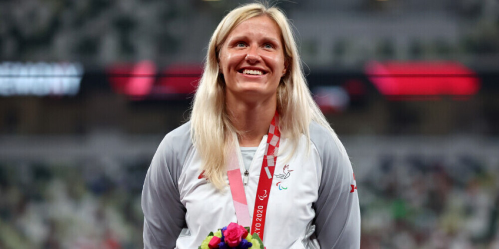Латвийская спортсменка Диана Дадзите установила новый паралимпийский рекорд