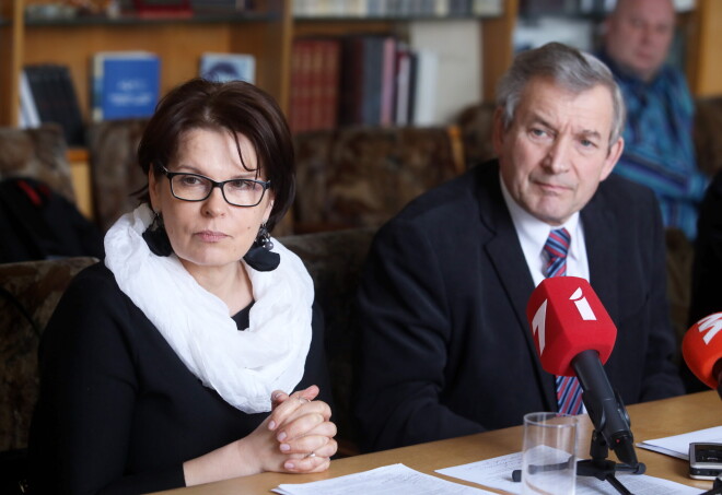 Rūta Muktupāvela un Ojārs Spārītis.