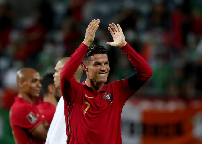 Ronaldu uzvarā pret Īriju sasniedz vienu no iespaidīgākajiem rekordiem pasaules futbolā