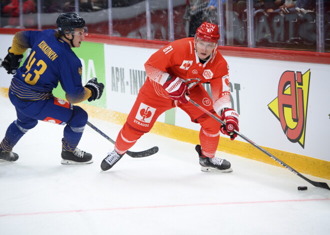 Latvijas hokejistiem zaudējumi IIHF Čempionu līgas spēlēs