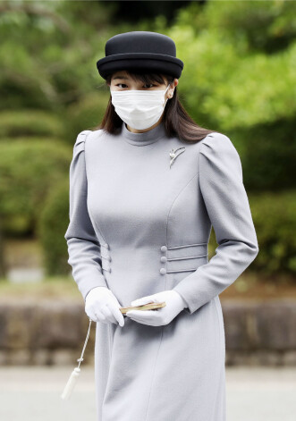 Japānas princese Mako pandēmijas laikā šā gada jūnijā Tokijā.