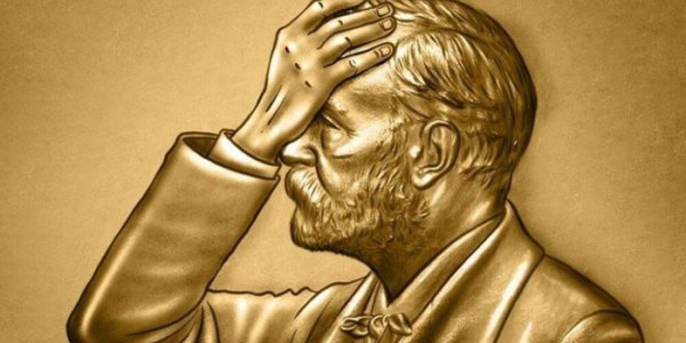 Шно́белевская премия — пародия на престижную международную награду — Нобелевскую премию. Она вручается «за достижения, которые заставляют сначала засмеяться, а потом — задуматься». Это происходит в Гарвардском университете накануне стокгольмской нобелевской церемонии. Награду лауреатам вручают настоящие нобелевские лауреаты.Премия учреждена в 1991 году Марком Абрахамсом и юмористическим журналом «Анналы невероятных исследований». Шнобелевской премией награждают за необычные и остроумные исследования, чтобы привлечь внимание и подстегнуть интерес людей к науке, медицине и технологиям. Сумма премии за 2020 год составляла 10 триллионов долларов Зимбабве (около 1 доллара США).