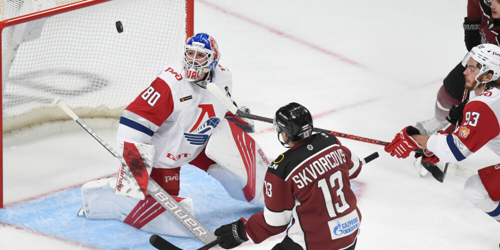 Kontinentālās hokeja līgas spēle starp Rīgas "Dinamo" un Jaroslavļas "Lokomotiv" komandām ''Arēnā Rīga''.