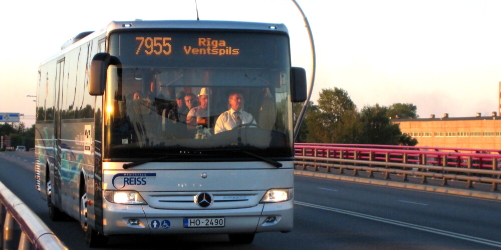 Ar autobusiem Ventspils – Rīga un Rīga – Ventspils pārvietojies Covid-19 inficēts pasažieris