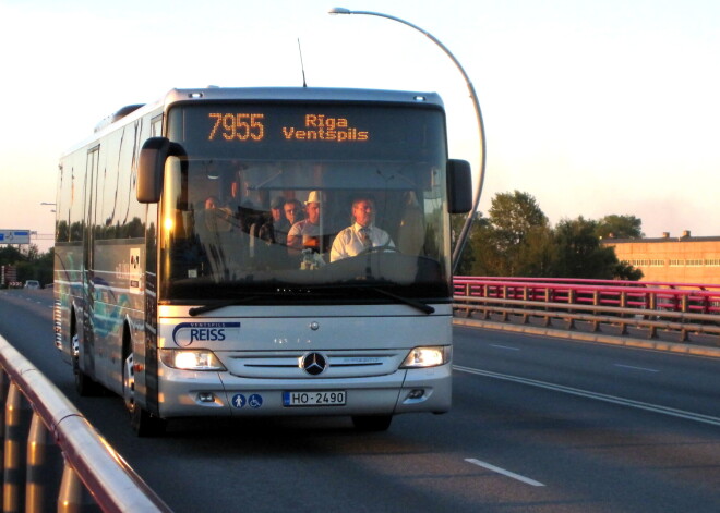 Ar autobusiem Ventspils – Rīga un Rīga – Ventspils pārvietojies Covid-19 inficēts pasažieris