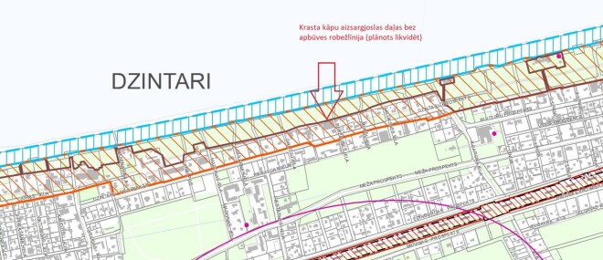 Jūrmalas aizsardzības biedrība aprēķinājusi, ka jaunie grozījumi teritorijas plānojumā kāpu joslā apbūves riskam pakļauj 2,6 miljonus kvadrātmetrus.