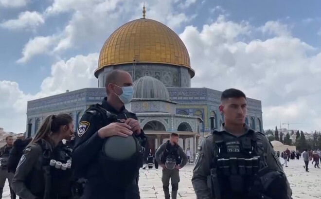 Izraēlas policisti Jeruzalemē.