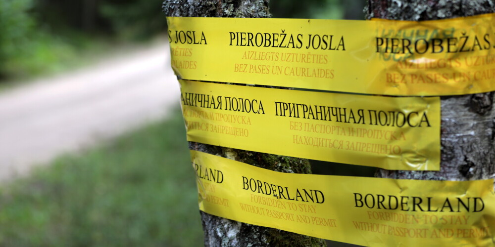 Latvijas-Baltkrievijas robežas pierobežas josla Silenē.