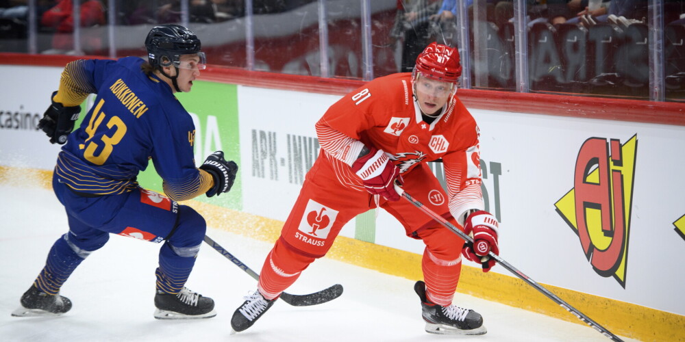 Ķēniņš gūst vienīgos vārtos "Lausanne" zaudējumā; latviešiem neveiksmes KHL