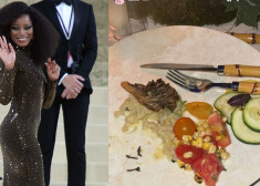 Увядший салат и горсть кукурузы: гостья показала скудный ужин на Met Gala 2021