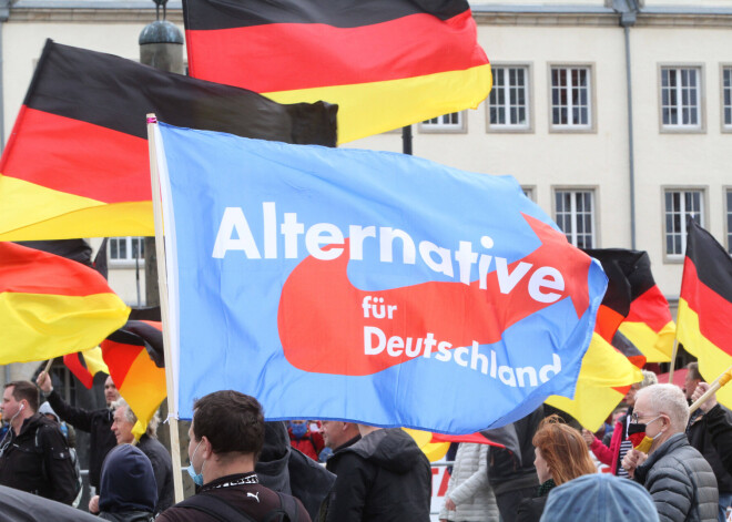 Saksijā pirms Vācijas Bundestāga vēlēšanām vislielākais atbalsts AfD