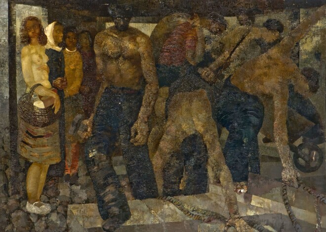 Jānis Pauļuks. Gara verdzība. 1942–1954. Audekls, eļļa. LNMM kolekcija.