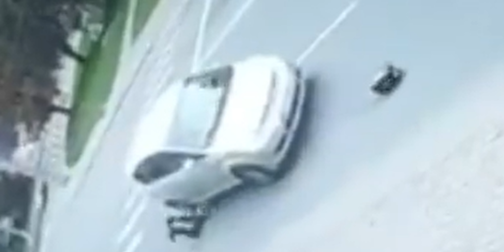 В Риге водитель Toyota переехал мужчину на пешеходном переходе