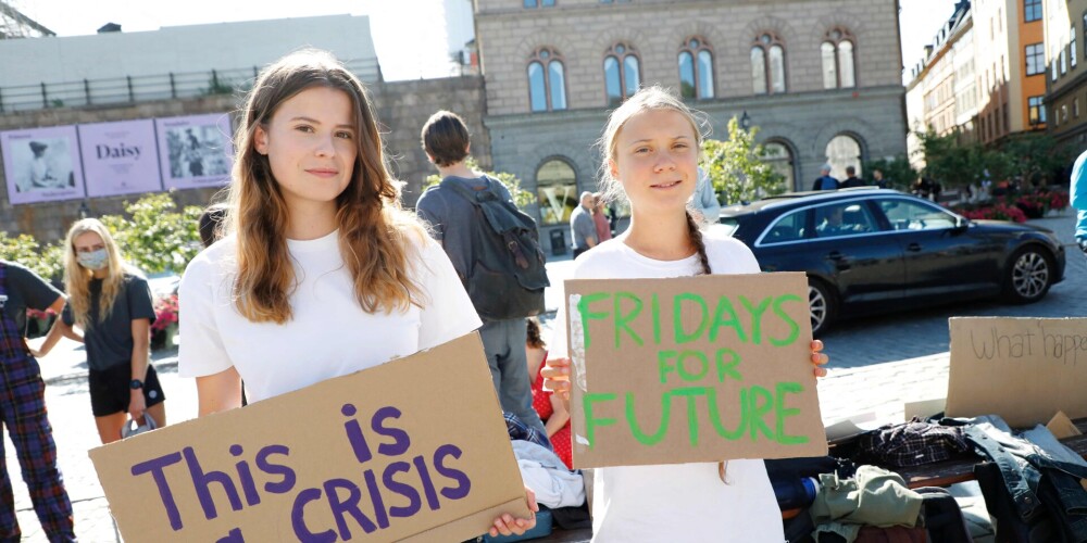 Grēta Tūnberga piedalīsies "klimata streikā" Vācijā