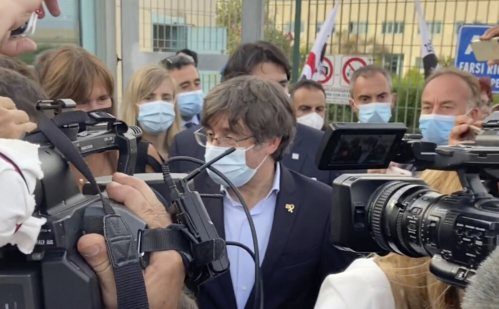 Itālijā aizturētais katalāņu līderis Pudždemons atbrīvots