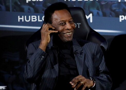 Leģendārais futbolists Pelē.