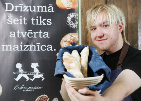 Pipars, īstajā vārdā Rojs Puķe, attālināti skolojas itāļu maizes gudrībās.