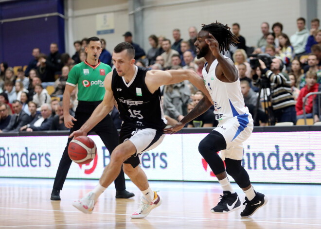 "VEF Rīga" Latvijas - Igaunijas Basketbola līgas sezonas pirmajā spēlē izcīna uzvaru pār "Kalev/Cramo"