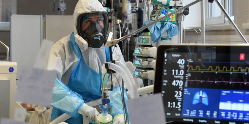 Rīgas Austrumu klīniskās universitātes slimnīcas stacionāra "Gaiļezers" Toksikoloģijas un sepses klīnika, kurā ārstē Covid-19 pacientus.