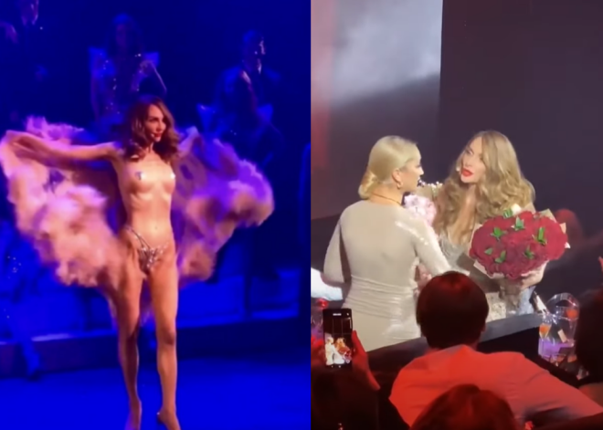 Голая Варнава и странные танцы Бузовой: кадры откровенного кабаре утекли в Сеть