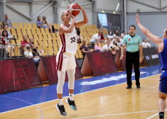 Latvijas basketboliste Kitija Laksa.