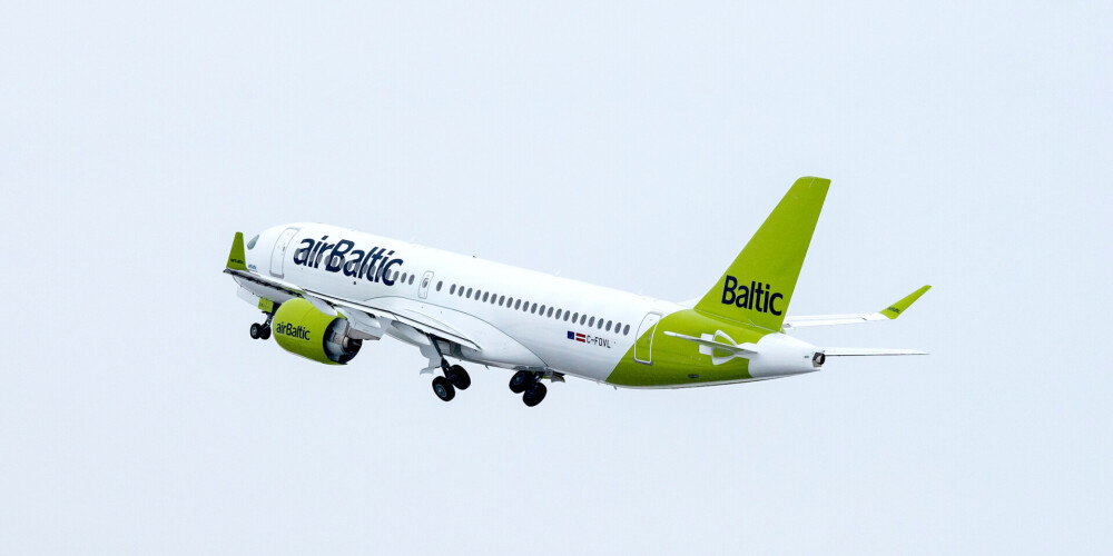 "airBaltic" septembrī pārvadājis trīs reizes vairāk pasažieru nekā pērn