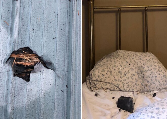 Спящая женщина едва не погибла, когда крышу ее дома пробил метеорит