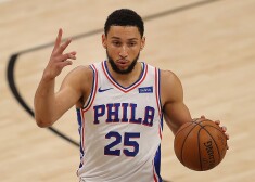 Austrālijas basketbola zvaigzne Bens Simonss.