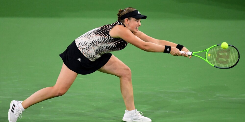 Ostapenko iekļūst Indianvelsas "WTA 1000" sērijas turnīra pusfinālā