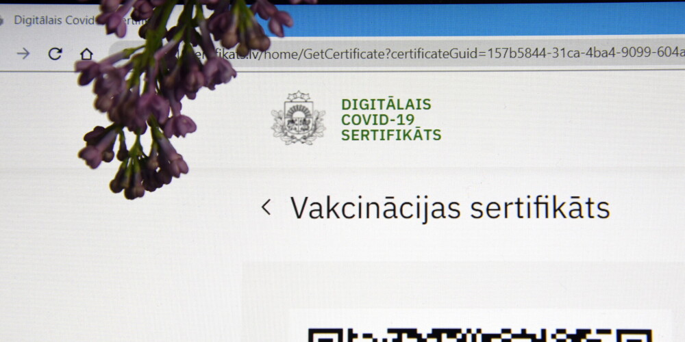 Atjaunota Covid-19 sertifikātu vietnes darbība