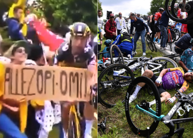 Kauns par savu stulbumu - sieviete, kura izraisīja iespaidīgo "Tour de France" sadursmi, stājusies tiesas priekšā