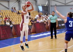 Latvijas izlases basketboliste Kitija Laksa.