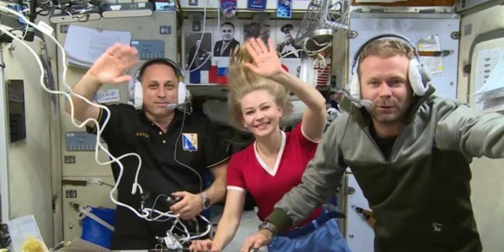 Скоро домой! Клим Шипенко и Юлия Пересильд выполнили программу съемок в космосе