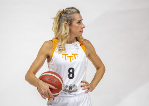 "TTT Rīga" valdes priekšsēdētāja un basketboliste Gunta Baško.