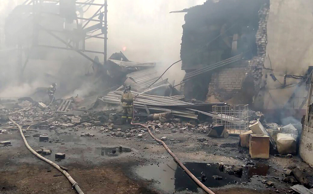 Krievijā ugunsgrēkā pulvera cehā gājuši bojā 16 cilvēki