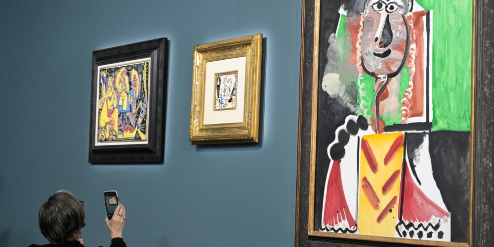 Pikaso darbi Lasvegasā izsolīti par teju 110 miljoniem dolāru