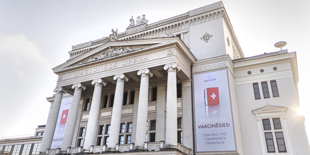 Nacionālā opera dāvinās ielūgumu uz izrādi tiem, kuri vakcinēsies pie operas nama