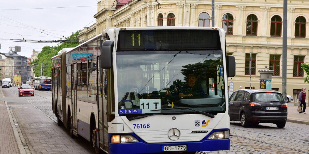Из-за болезни водителей ожидаются изменения в расписании общественного транспорта в Риге