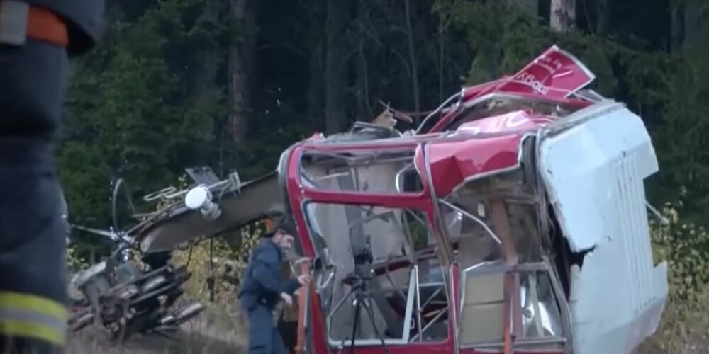 На курорте в Чехии рухнула кабина канатной дороги, есть погибший