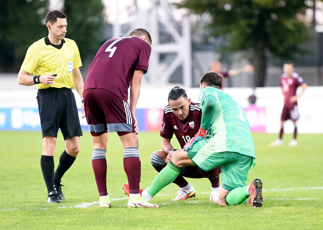 Latvijas futbola izlasei novembra spēlēs būs jāiztiek bez Tobera, Ikaunieka un Šteinbora