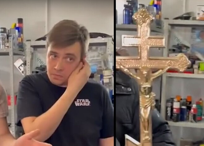 Православные "мстители" заставили популярного блогера извиняться на камеру за брошенный на пол крест