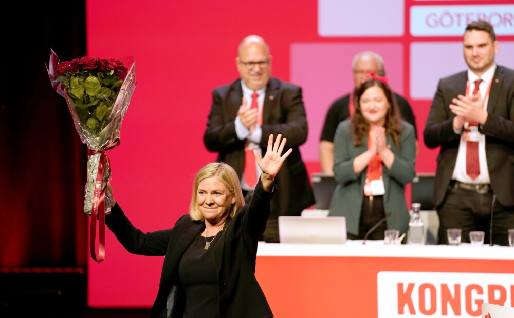 Par Zviedrijas sociāldemokrātu līderi ievēl Magdalēnu Andešsoni