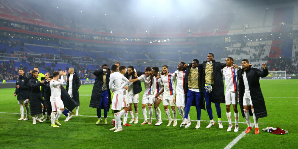 Lionas "Olympique" un "Napoli" graujošas uzvaras UEFA Eiropas līgā