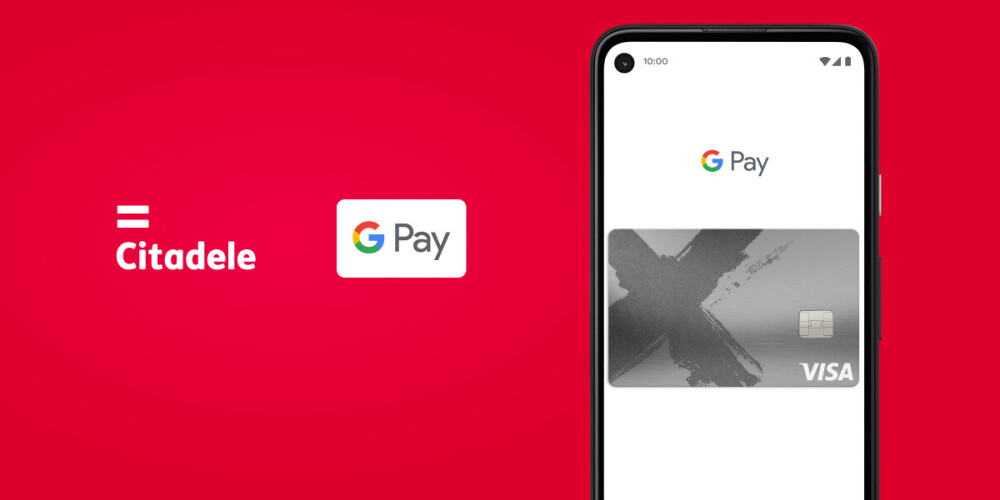 Google Pay pieejams arī Citadeles klientiem