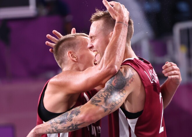 Miezis un Lasmanis nokļuvuši 3x3 basketbola pasaules ranga virsotnē