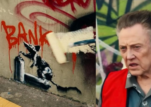 Holivudas leģenda Volkens aizķēpā 10 miljonus vērtu grafiti mākslinieka Benksija darbu