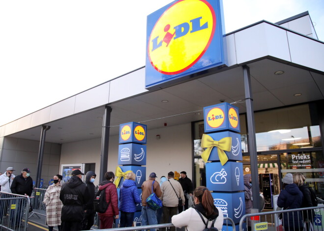 "Lidl" veikali Latvijā no 15. novembra darbosies "sarkanajā režīmā"